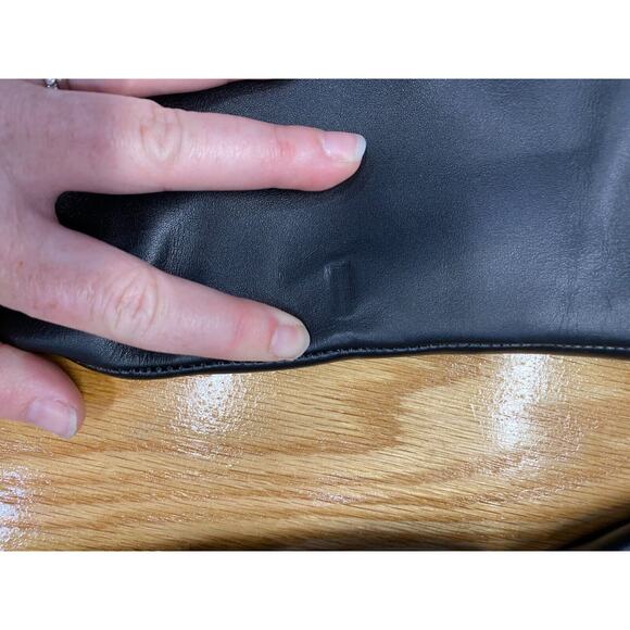 Charles David Piano Women's Black Leather Stiletto Heel Over-the-Knee Boots 10M - Picture 4 of 5